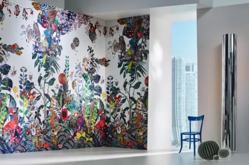 Обои для стен Jakob Schlaepfer Textiles Interior poppy_lanai
