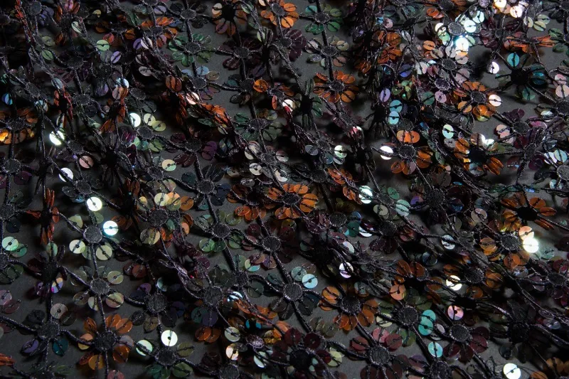 Ткань Jakob Schlaepfer Aetzallover Pailletten 605603_903