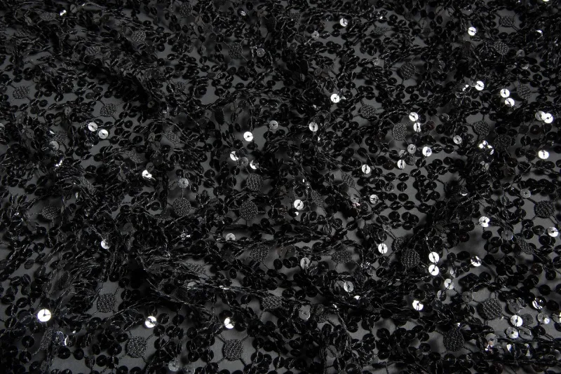 Ткань Jakob Schlaepfer Aetzallover Pailletten 801030_201