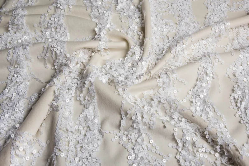 Ткань Jakob Schlaepfer Allover Pailletten 801680_101