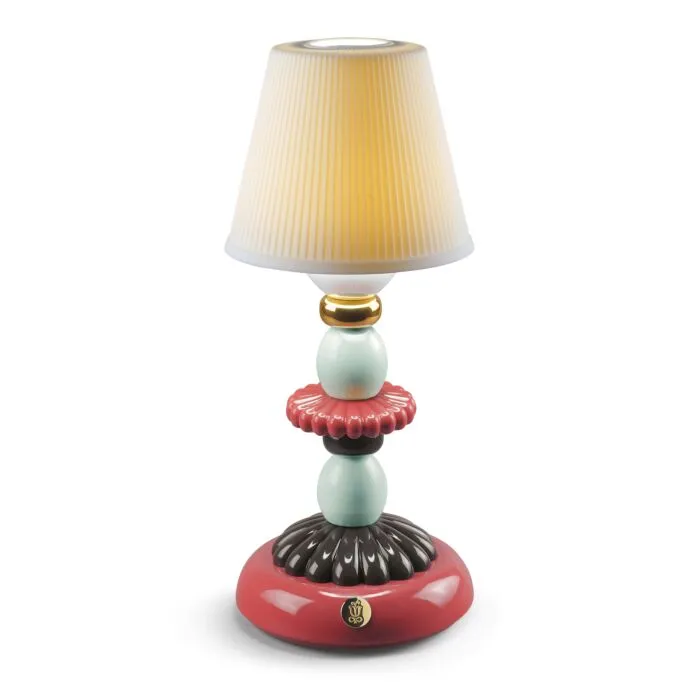 Настольная Лампа Lotus Firefly Golden Fall Table Lamp. Red Coral