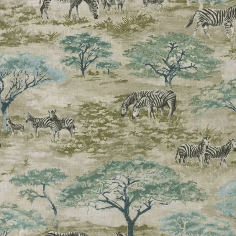 Ткань Coordonne Savanna Masai Aqua LR