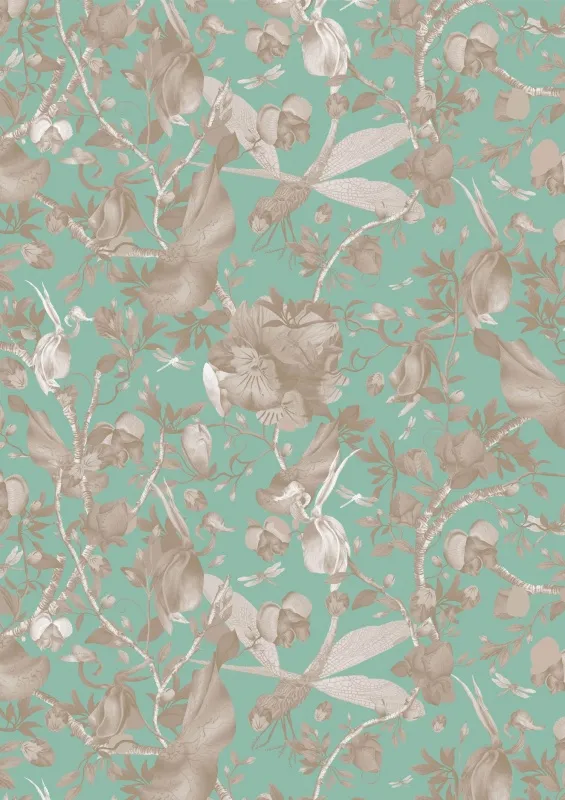 Обои для стен Kitmiles Wallcoverings Al.1 Biophillia-Mica-2005