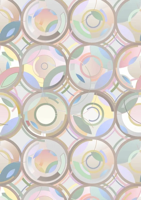 Обои для стен Kitmiles Wallcoverings Al.1 Cylinders-Mica-804