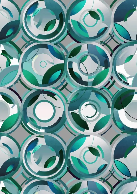 Ткань Kitmiles Fabrics Al.1 Cylinders-CL-805