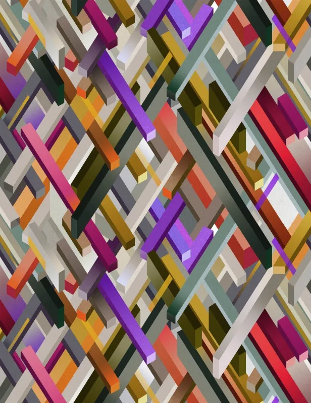 Ткань Kitmiles Fabrics Al.1 Kubrick-KB-001