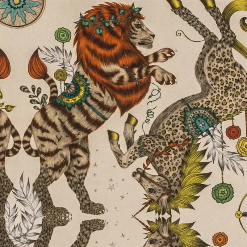 Ткань Clarke&Clarke Wilderie Fabric F1488-01