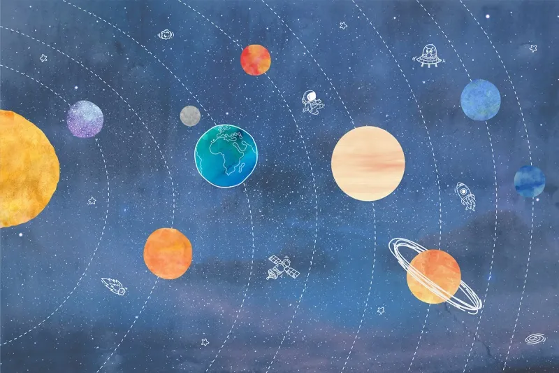 Обои для стен Alltowall Космос s182