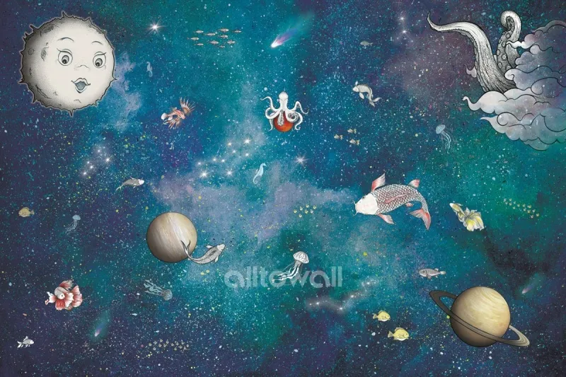 Обои для стен Alltowall Космос s233