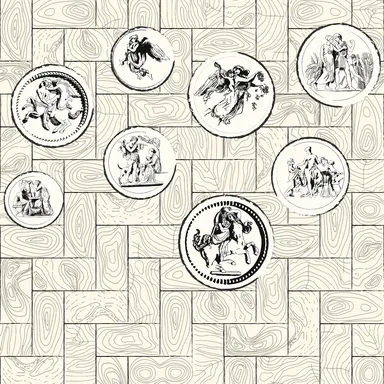 Обои для стен Wall&Deco CODE 2020 WET SYSTEM WET_SP2002