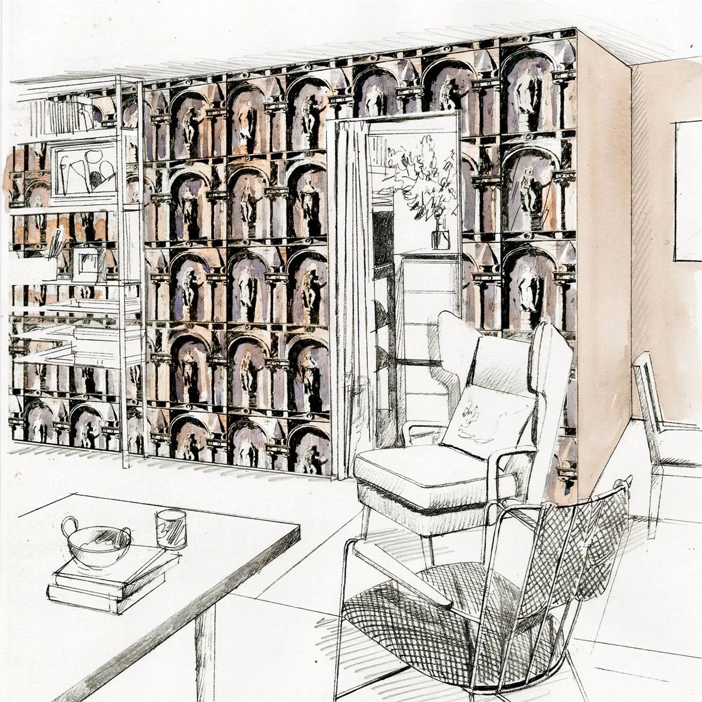 Обои для стен Zoffany Palladio 312966 #2