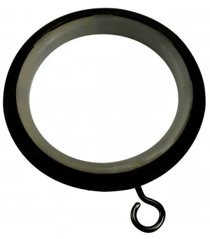 Карниз destock-8-anneaux-crochet-noir-brillant-d46x58