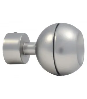 Карниз lot-de-2-embouts-sphere-ouverte-nickel-givre-d20