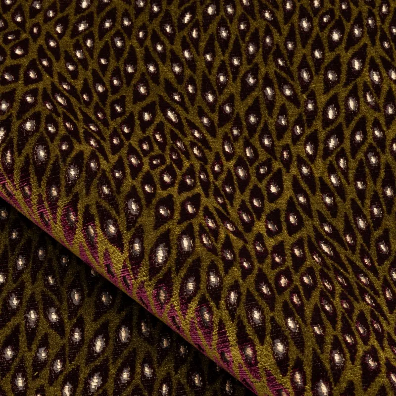 Ткань Nobilis Fantasia Velours Paon_10885-39