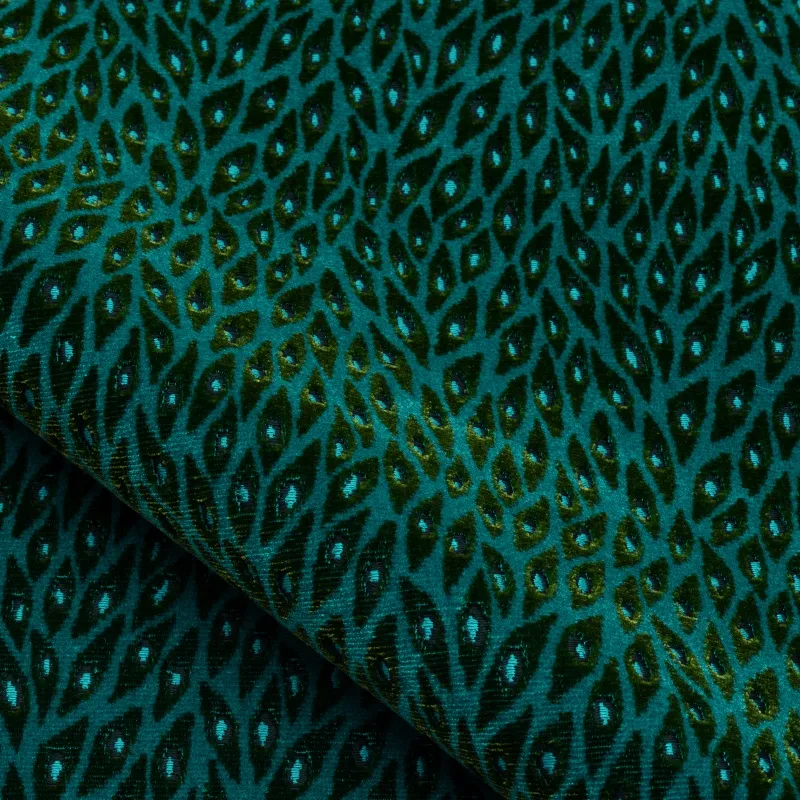 Ткань Nobilis Fantasia Velours Paon_10885-68