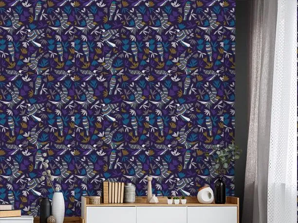 Обои для стен Ressource Forestine lrdo01-la-ronde-des-oiseaux #6