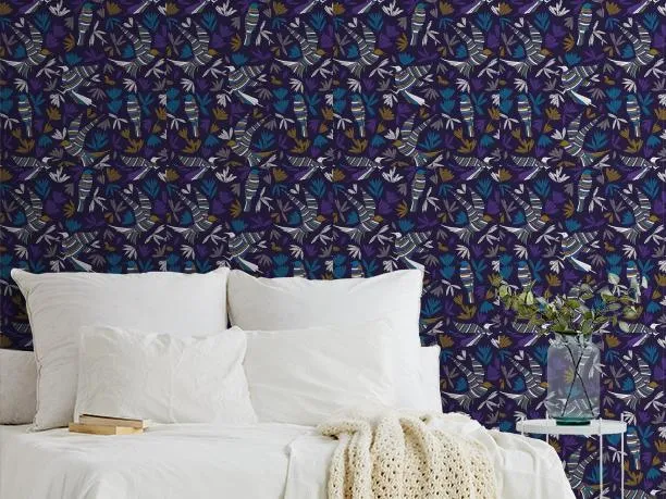 Обои для стен Ressource Forestine lrdo01-la-ronde-des-oiseaux #8