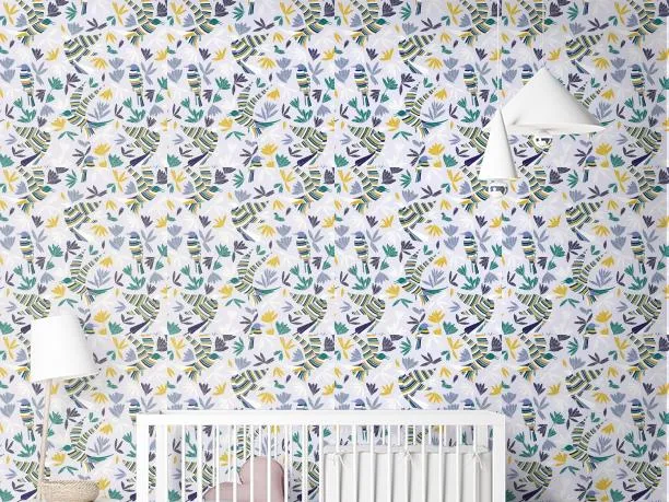 Обои для стен Ressource Forestine lrdo02-la-ronde-des-oiseaux #9