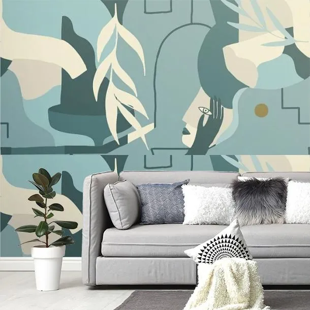 Обои для стен Ressource Madi contemplation_bleu #4