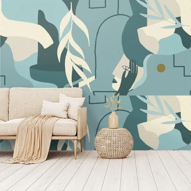 Обои для стен Ressource Madi contemplation_bleu #5