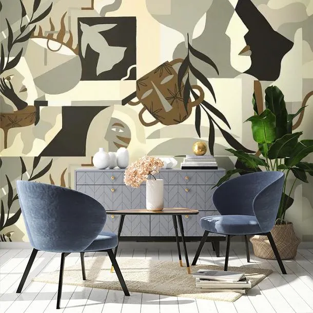 Обои для стен Ressource Madi eda_grand_vert #3