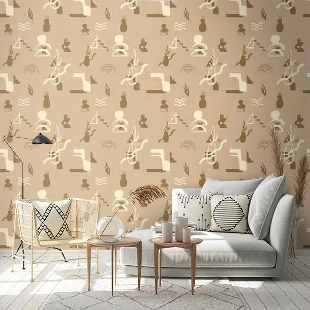 Обои для стен Ressource Madi picto_cappuccino #2