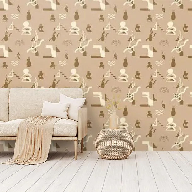 Обои для стен Ressource Madi picto_cappuccino #5