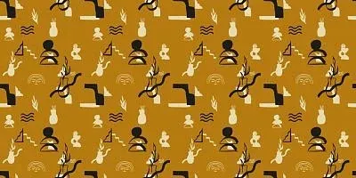 Обои для стен Ressource Madi picto_ocre