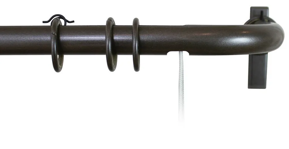 Карниз Coudee D28, anneaux acier, decor epoxy