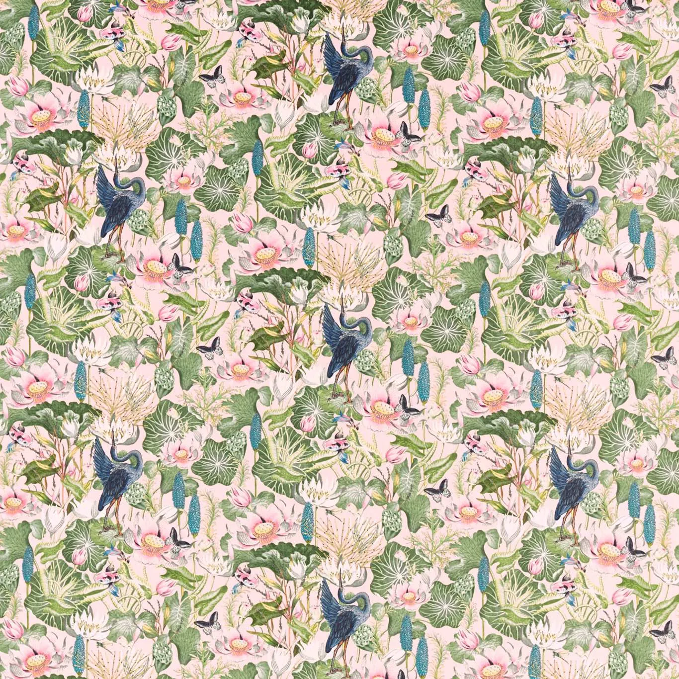 Ткань Clarke&Clarke Botanical Wonders Fabric F1591-01