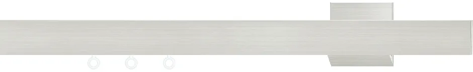 Карниз INDEX 2 nickel matt