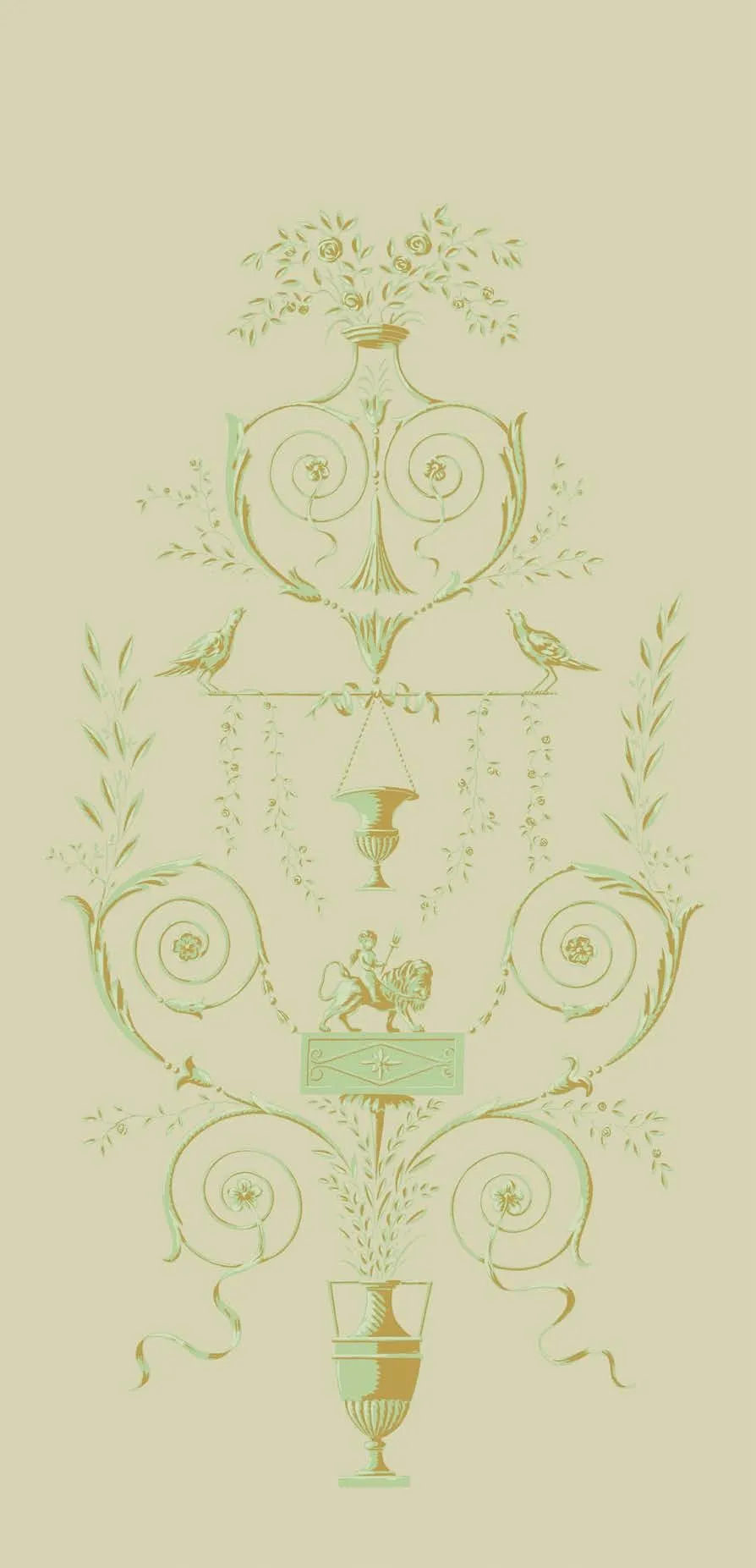 Обои для стен Zuber Arabesques 9255