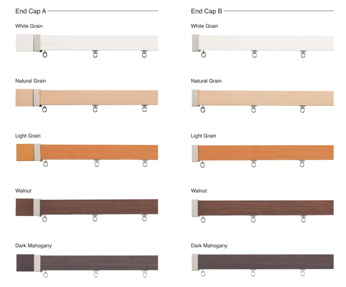 Карниз Square End Cap A-B