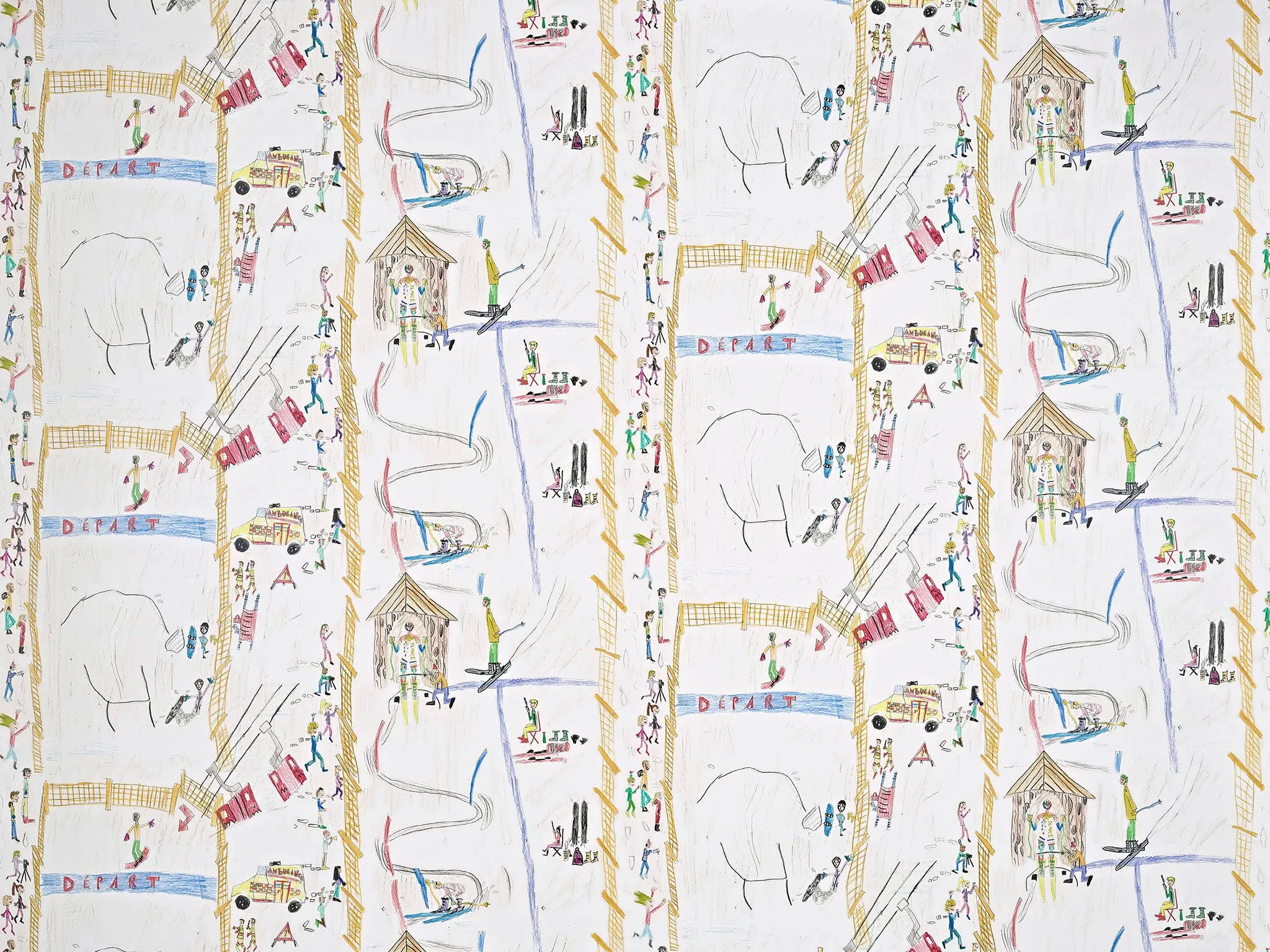 Обои для стен Pierre Frey Draw me a wall! fp817001