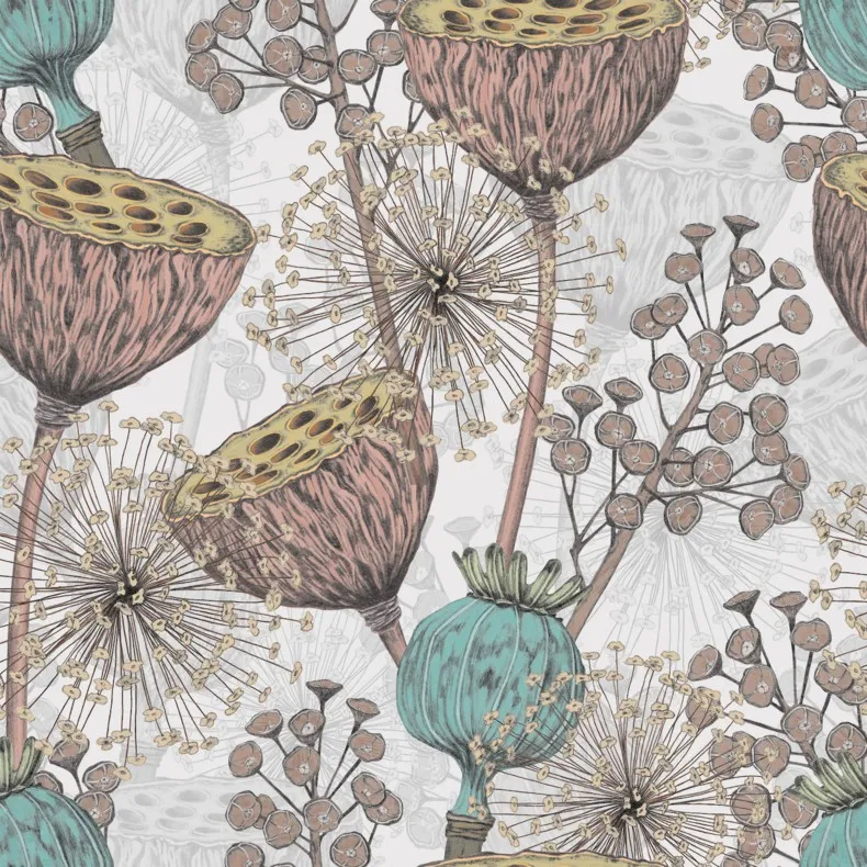 Ткань Silver Studio Timeless Botanic D501-01-TW