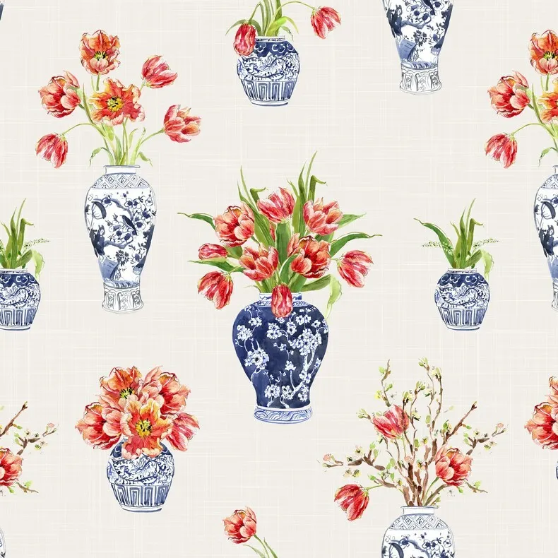 Ткань Silver Studio Timeless Botanic D512-01-TW