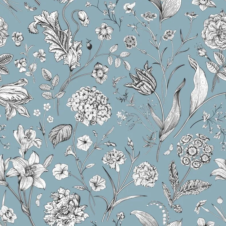 Ткань Silver Studio Timeless Botanic D513-01-TW