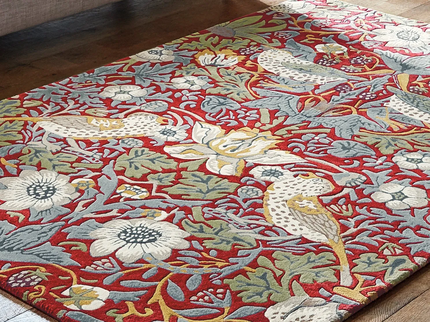 Strawberry Thief Crimson