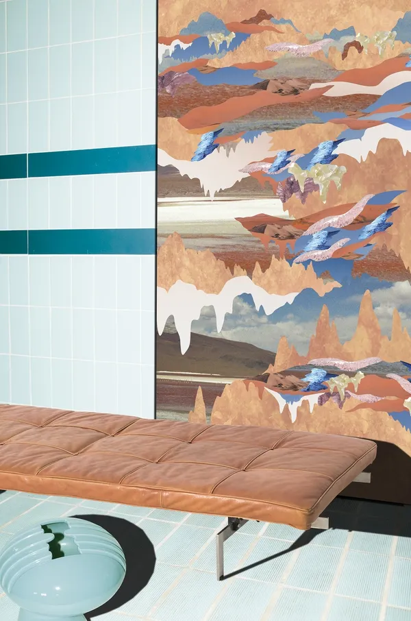 Обои для стен Журнальный столик Wall&Deco 2021 Contemporary Wallpaper DUNE #2