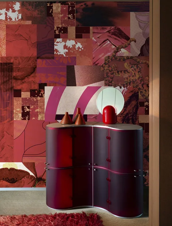 Обои для стен Wall&Deco 2022 Contemporary Wallpaper FIL-ROUGE