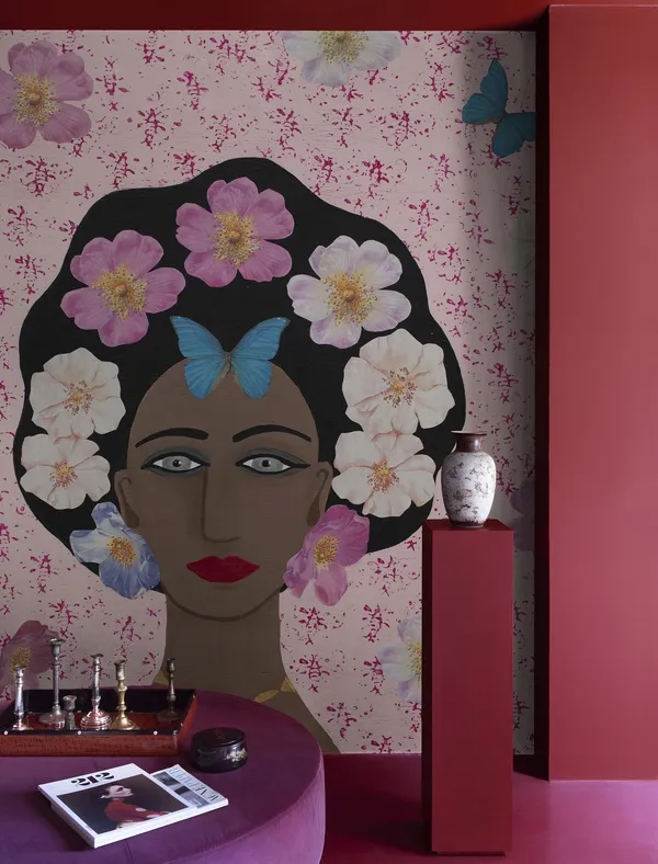 Обои для стен Wall&Deco 2022 Contemporary Wallpaper FLOR