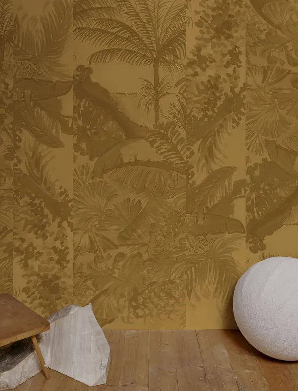 Обои для стен Wall&Deco 2022 Contemporary Wallpaper JUNGLE-CUT