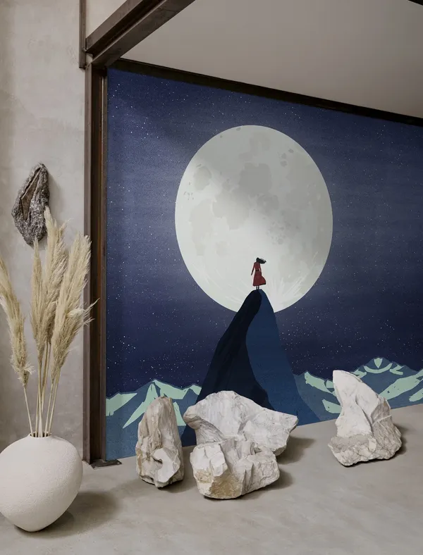 Обои для стен Wall&Deco 2022 Contemporary Wallpaper LITTLE-BROWN