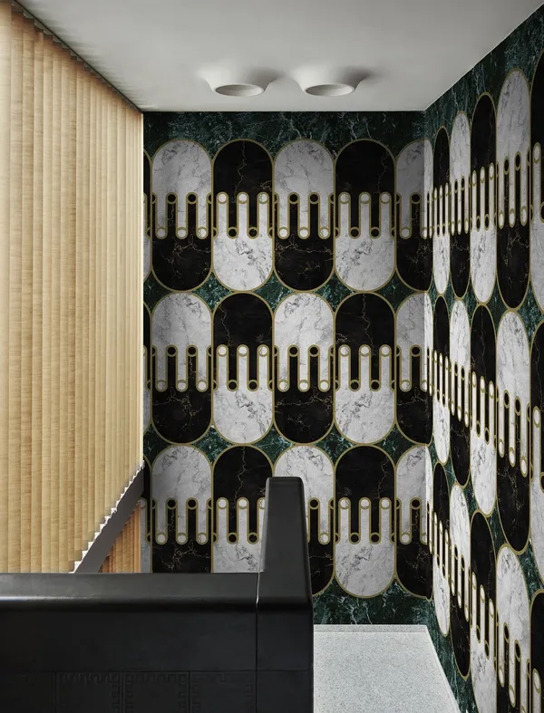 Обои для стен Wall&Deco 2022 Contemporary Wallpaper MARBLE-GREET