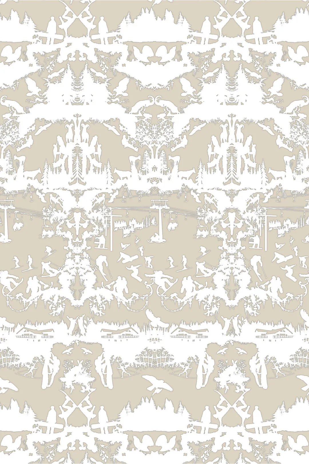 Обои для стен Timorous Beasties Alpine Toile FIB-001