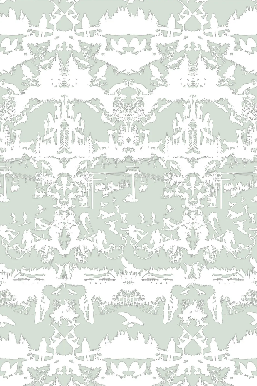 Обои для стен Timorous Beasties Alpine Toile FIB-003