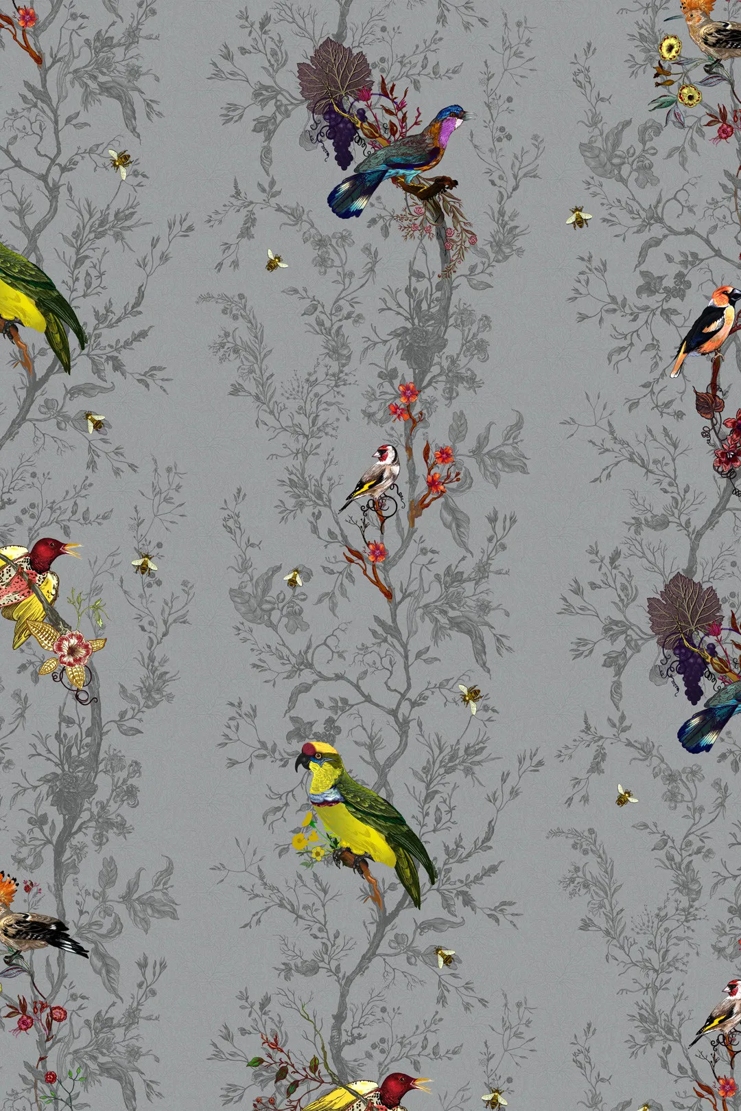 Обои для стен Timorous Beasties Birds N Bees MICA-09