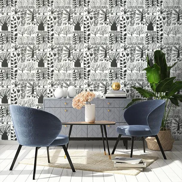 Обои для стен York Wallcoverings Black&White bw3862 #3