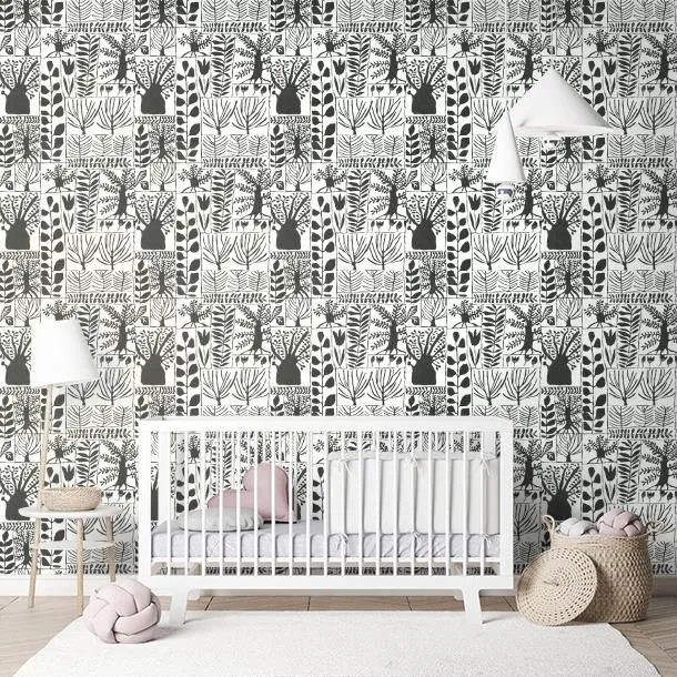Обои для стен York Wallcoverings Black&White bw3862 #9