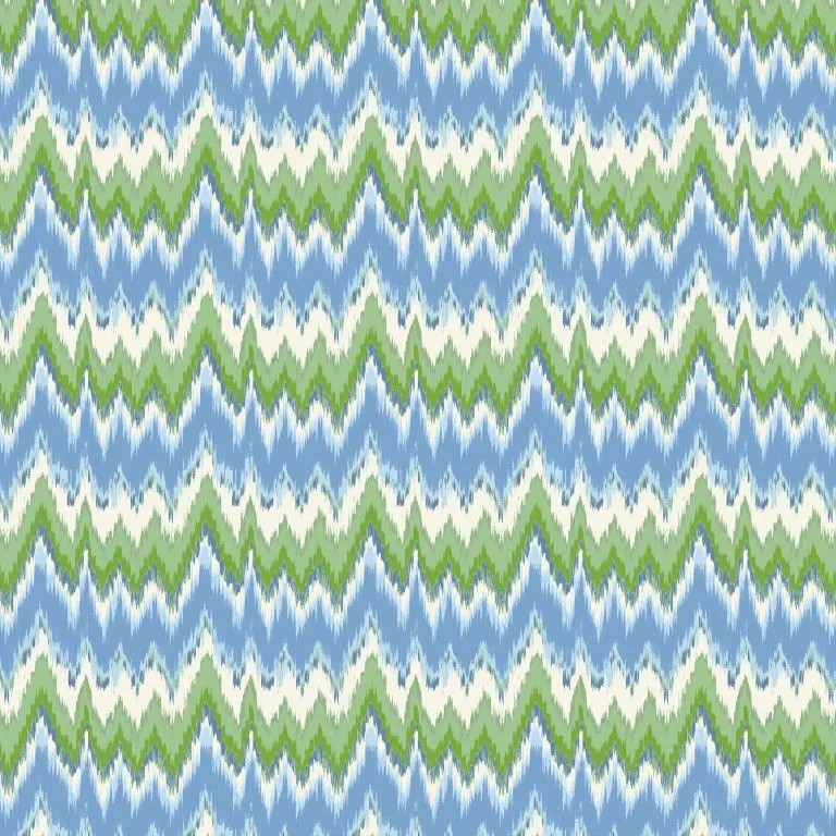 Ткань Gaston Y Daniela Maiorica ikat_azul